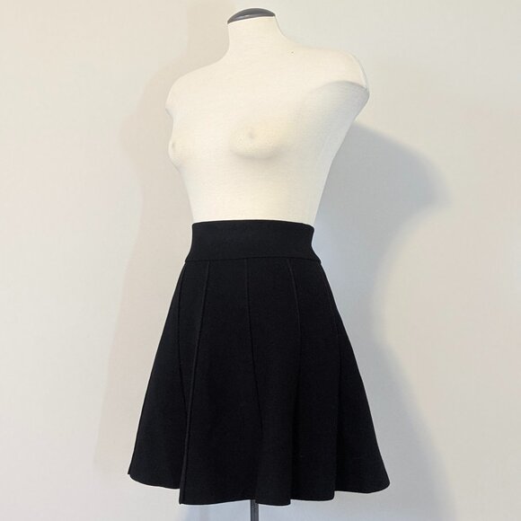 Club Monaco Wool Pleated Mini Skirt - Picture 1 of 4